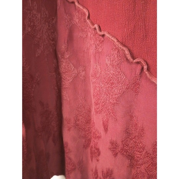 Nooshin Femme Sz S Embroidered Natural Fiber Blouse Long Sleeve Shirt - Picture 8 of 9